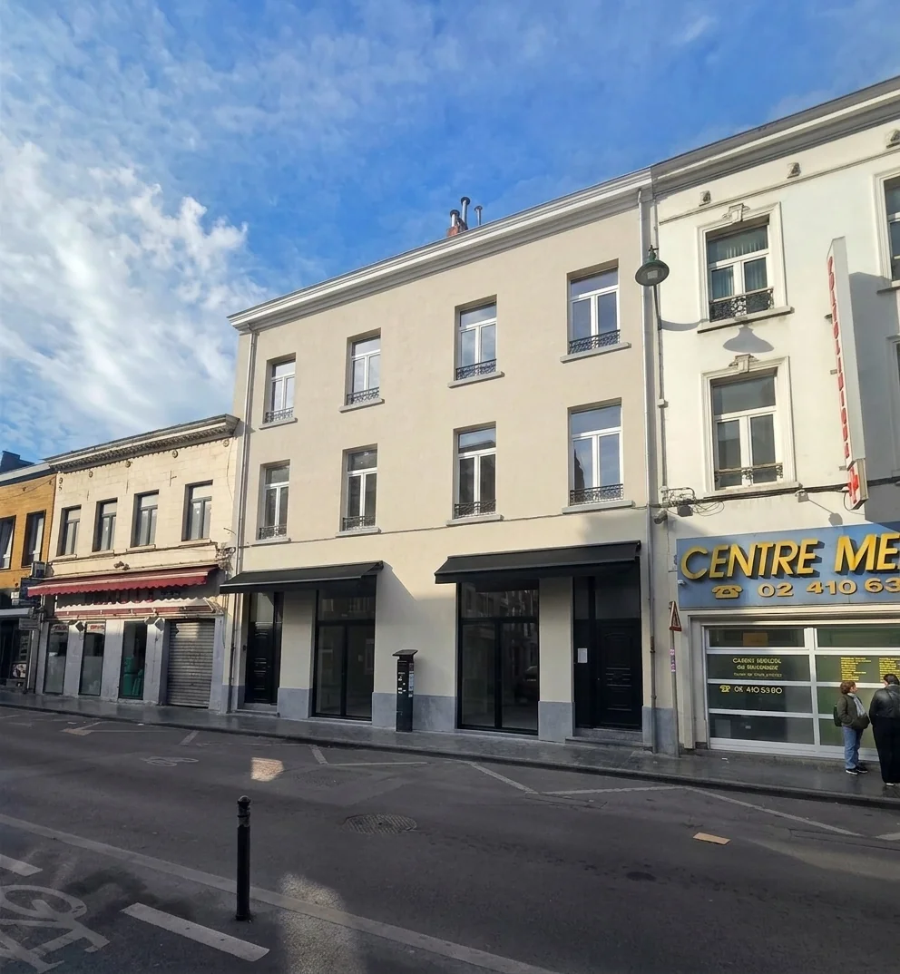 Gand 148-150 — Conception architecturale et façade moderne